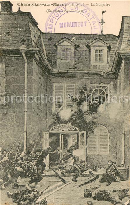 Champigny-sur-Marne 94 La Surprise 1870-71