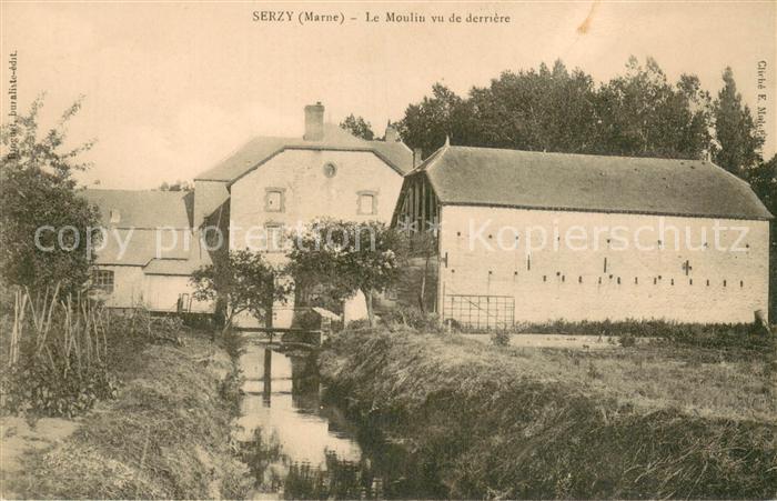 Serzy-et-Prin Le Moulin vu de derriere