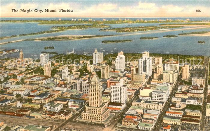 Miami Florida Fliegeraufnahme Teilansicht