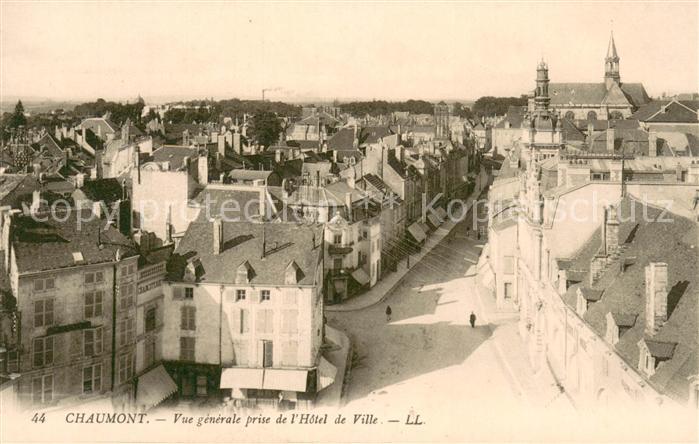 Chaumont 52 Vue generale prise de l Hotel de Ville