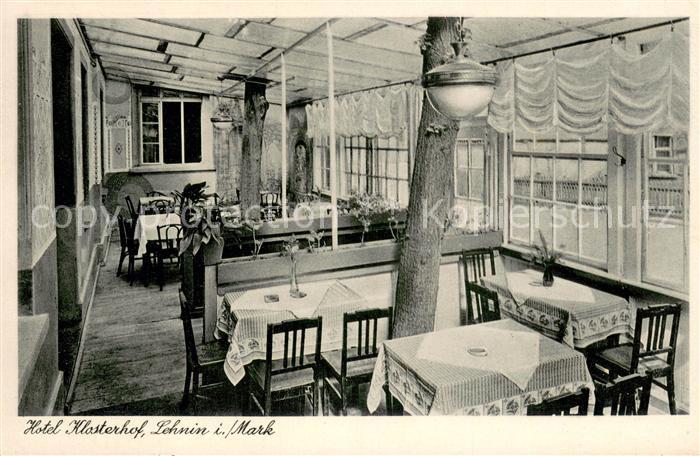 Lehnin Hotel Klosterhof Innenansicht Speiseraum