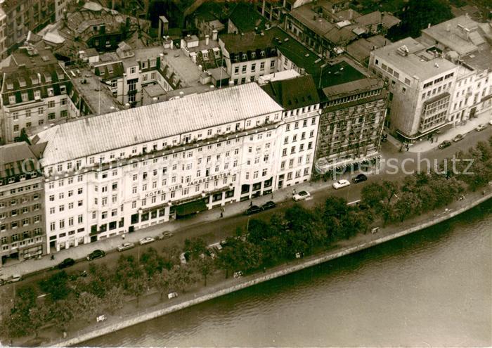 HAMBURG  CITY Fliegeraufnahme Hotel Vier Jahreszeiten Jungfernstieg