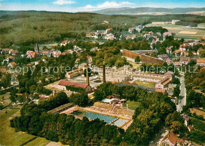 Bad Rothenfelde Fliegeraufnahme Teilansicht m. Freibad