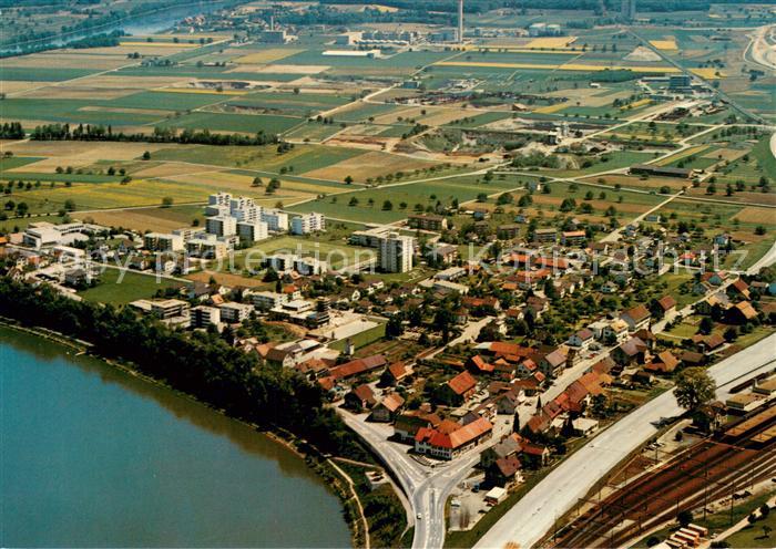 Stein AG Fliegeraufnahme mit Rhein