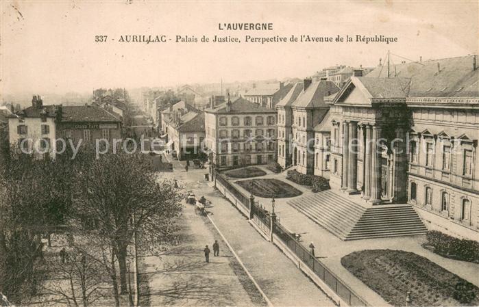 Aurillac 15 Palais de Justice Perspective de l’Aven