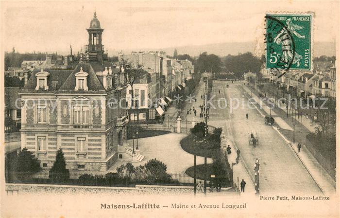 Maisons-Laffitte 78 Mairie et Avenue Longueil