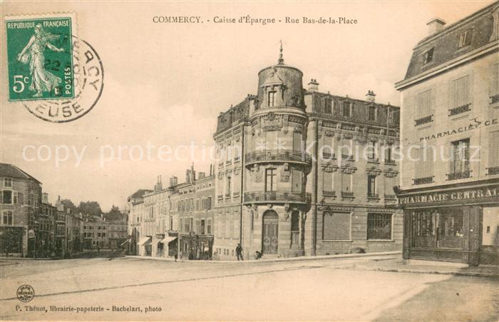 Commercy 55 Meuse La Caisse d’Epargne Rue Bas de la Place