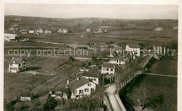 Cambo-les-Bains 64 Vue aerienne Avenue de la Gare