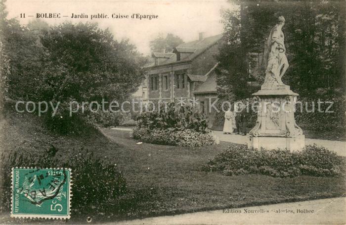 Bolbec Jardin public La Caisse d Epargne