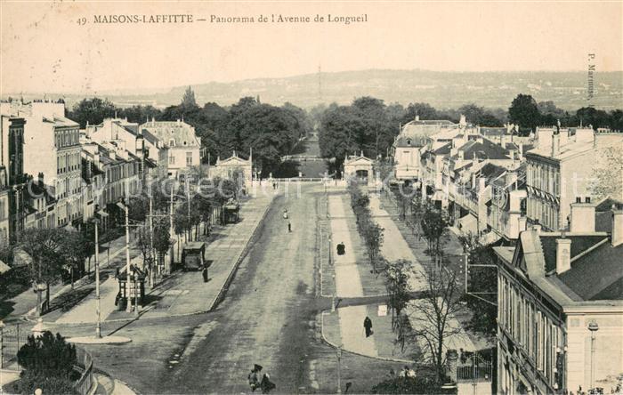 Maisons-Laffitte 78 Panorama de l’Avenue de Longueil