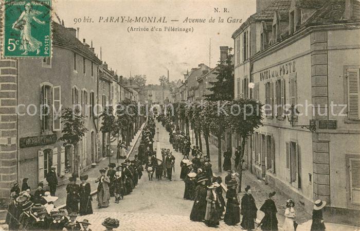 Paray-le-Monial 71 Avenue de la Gare Arrivee d’en Pelerinage