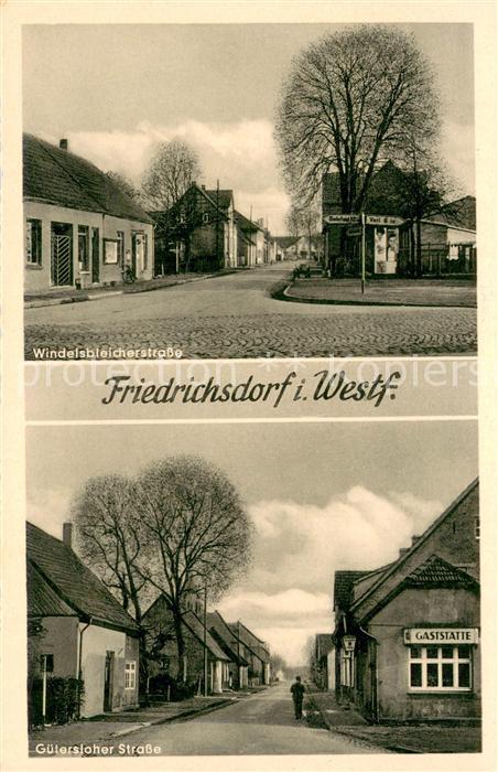 Friedrichsdorf Westfalen Windelsbleicherstrasse Guetersloher Strasse