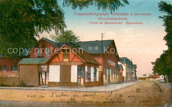 Griesheim Frankfurt Main Truppenuebungsplatz Griesheim Wirtschaftsgebaeude