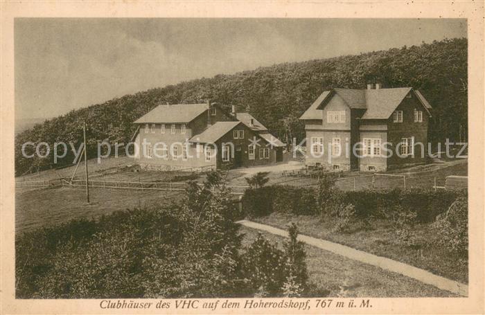 Hoherodskopf Schotten Clubhaeuser des VHC