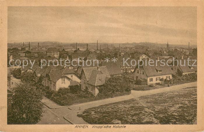 Annen Ennepe-Ruhr Kruppsche Kolonie