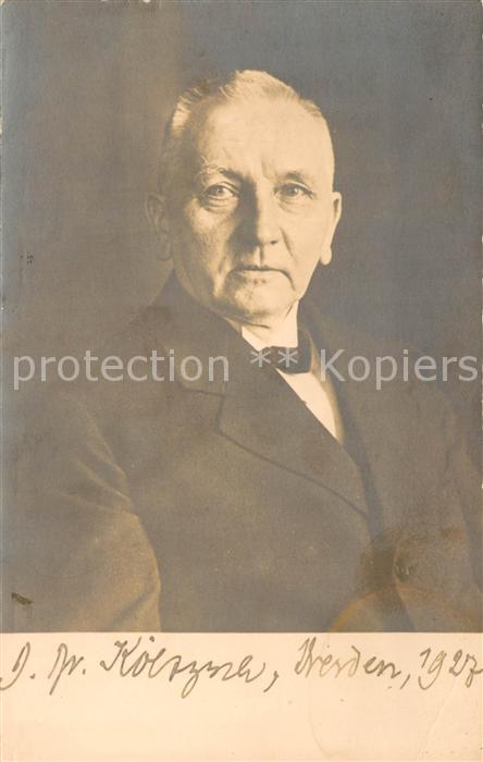 DRESDEN Elbe Portrait Dr Franz Heinrich Koeltzsch