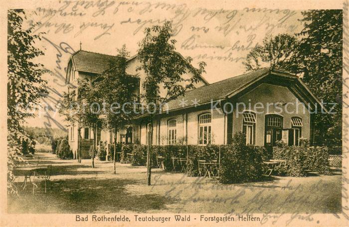 Bad Rothenfelde Forstgarten Helfern