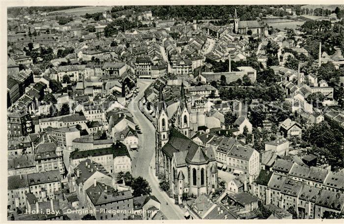 Hof Saale Fliegeraufnahme