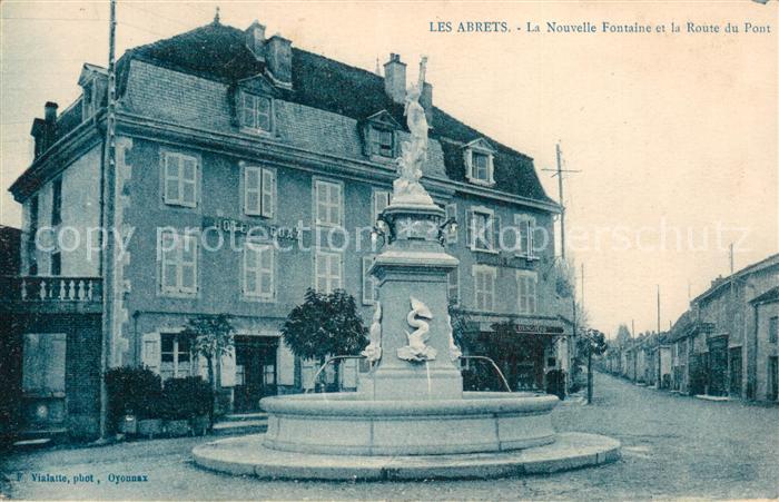Les Abrets La Nouvelle Fontaine et la Route du Pont