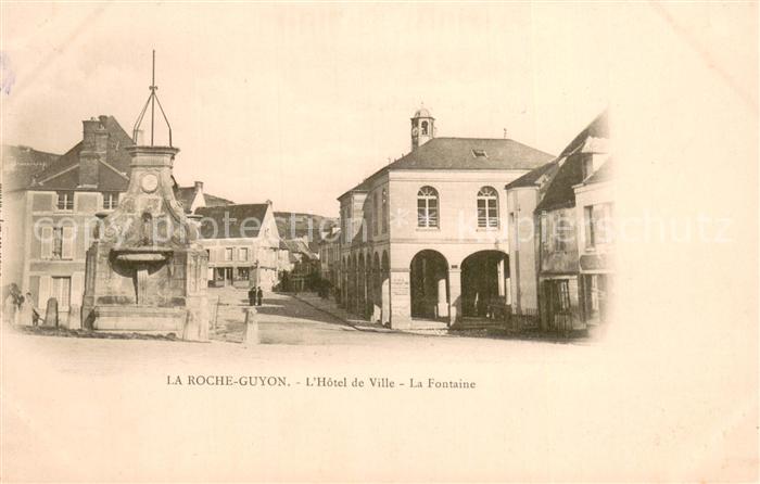 La Roche-Guyon 95 Hotel de Ville La Fontaine