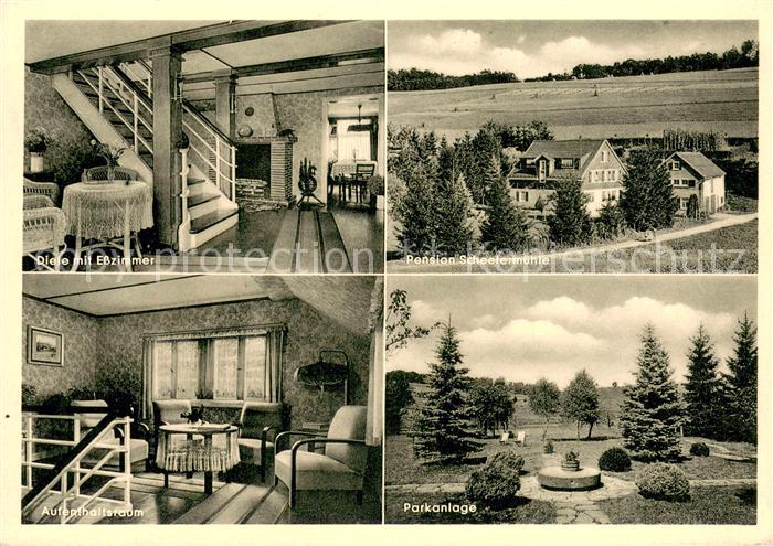 Kaiserau Lindlar NRW Diele mit Esszimmer Pension Scheelermuehle Aufenthaltsraum