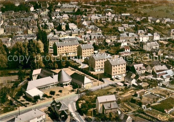 Chateau-du-Loir Vue generale aerienne