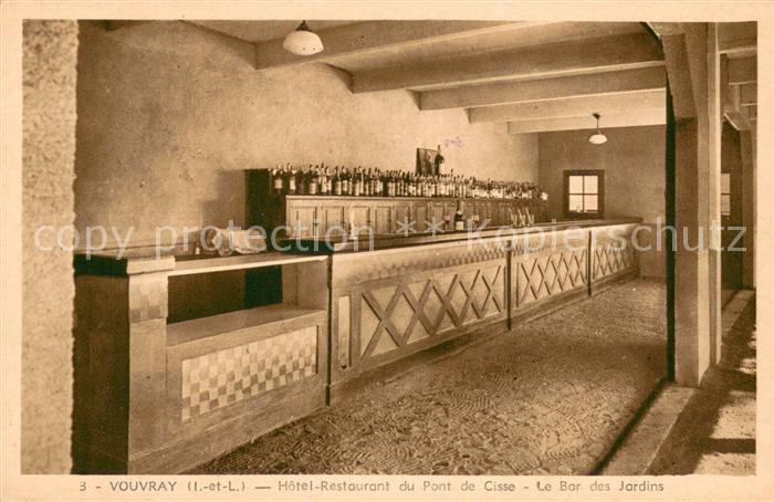 Vouvray Indre-et-Loire Hotel Restaurant du Pont de Cisse Le Bar des Jardins