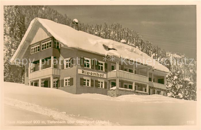 Tiefenbach Oberstdorf Haus Alpenhof