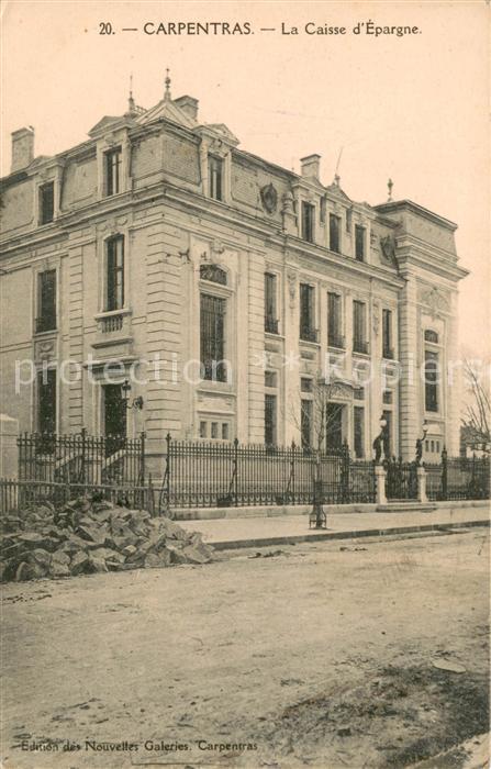 Carpentras 84 La Caisse d Epargne