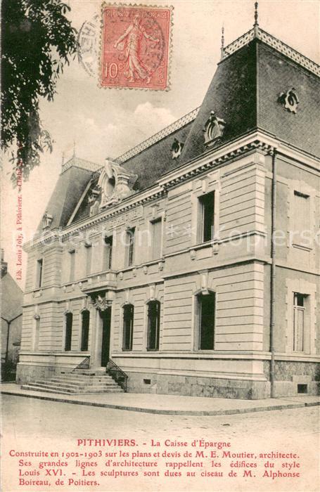 Pithiviers Loiret La Caisse d Epargne