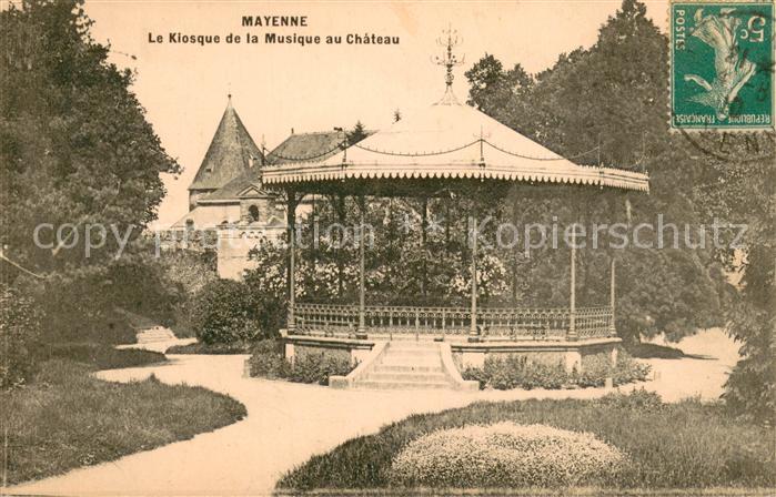 Mayenne 53 Le Kiosque de la Musique au Chateau