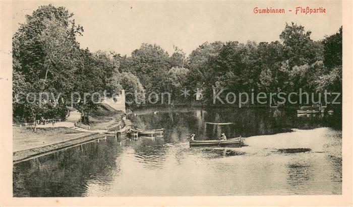 Gumbinnen Goesev Gussew Oblast Kaliningrad Flusspartie