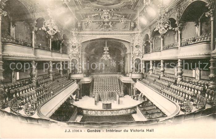 Geneve GE Interieur du Victoria Hall