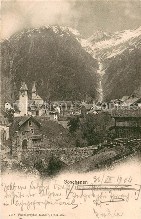 Goeschenen Goeschenen UR Ortsansicht mit Kirche