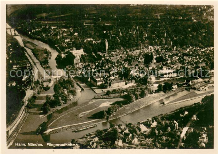 Hann. Muenden Fliegeraufnahme