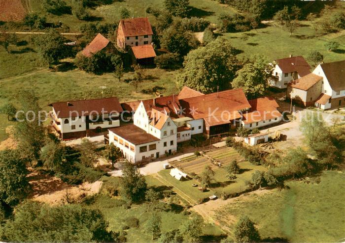 Heimbuchenthal Gasthof Pension Heimathenhof Fliegeraufnahme