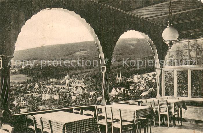 Bad Flinsberg Swieradow Zdroj Blick vom Waldfrieden