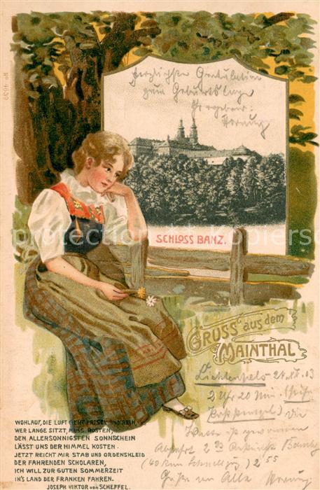 Lichtenfels  Oberfranken Bayern Schloss Banz