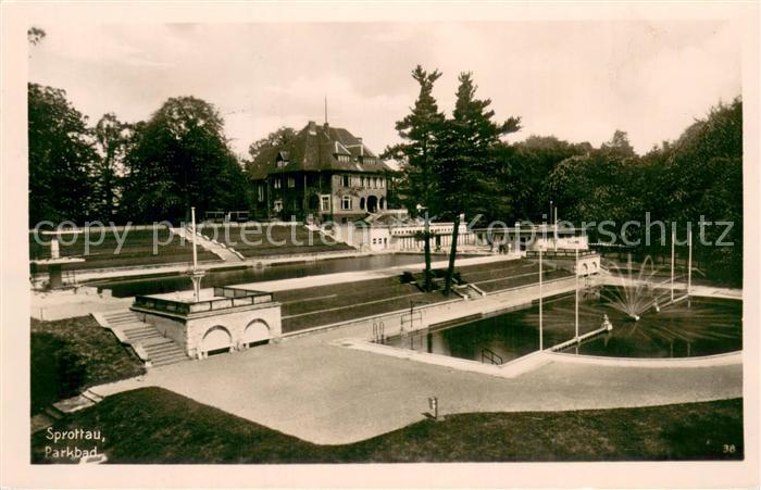 Sprottau Szprotawa Niederschlesien Parkbad