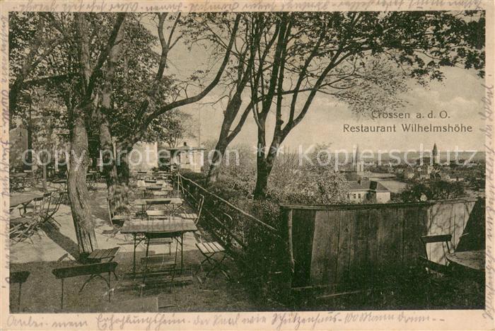 Crossen Oder Krosno Odrzanskie Restaurant Wilhelmshoehe