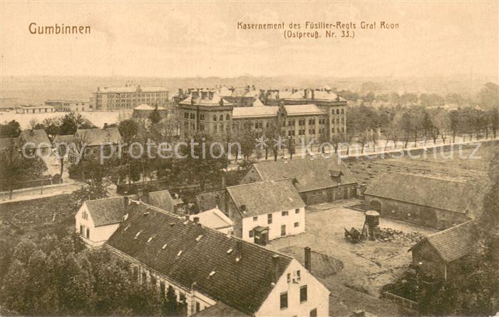 Gumbinnen Goesev Gussew Oblast Kaliningrad Kasernementdes Fuesilier Regis Graf R