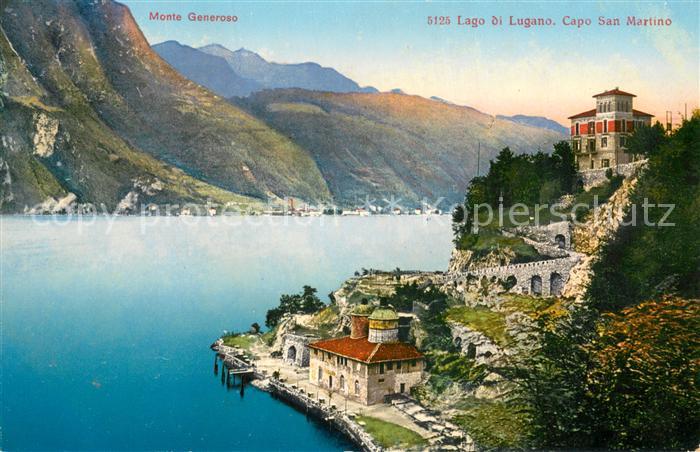 Lago di Lugano TI Monte Generoso Capo San Martino