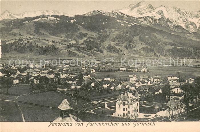 GARMISCH-PARTENKIRCHEN Bayern Panorama