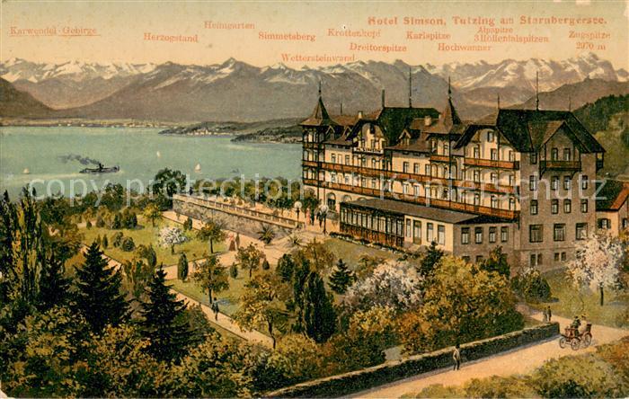 Tutzing Starnberger See Hotel Simson