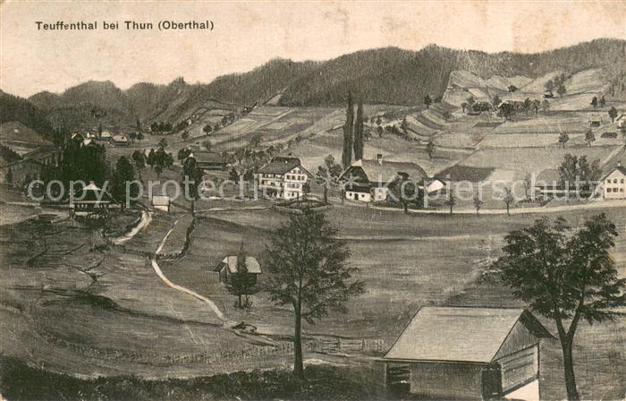 Teuffenthal Thun BE Panorama