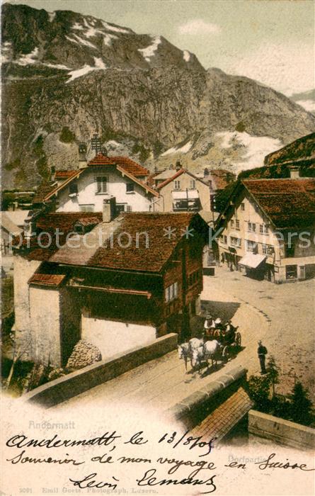 Andermatt UR Dorfpartie