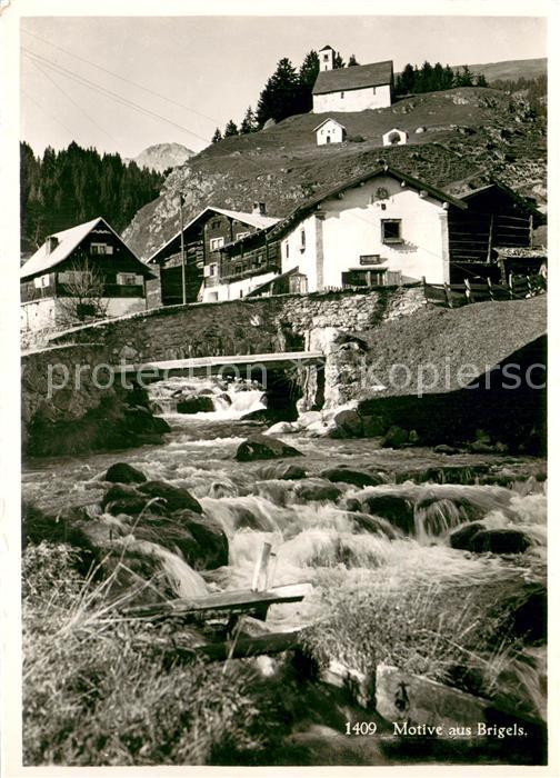 Brigels GR Dorfpartie Dorfbach