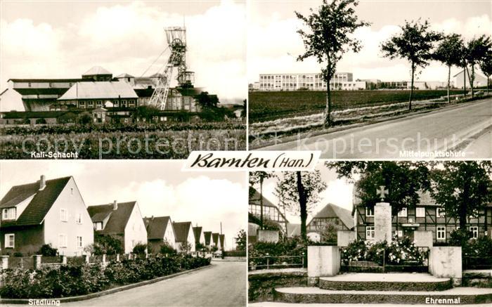 Barnten Kali Schacht Mittelpunktschule Siedlung Ehrenmal