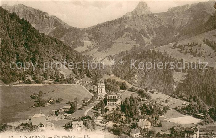 Les Avants Vue generale aerienne