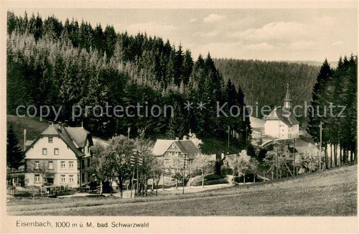 Eisenbach Schwarzwald Ortsansicht